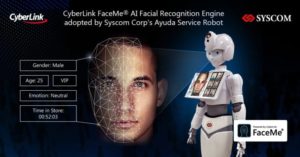 Customer Service Robot Uses Face and Voice Recognition